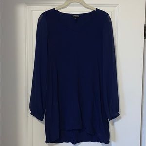 Express Navy Blue Dress